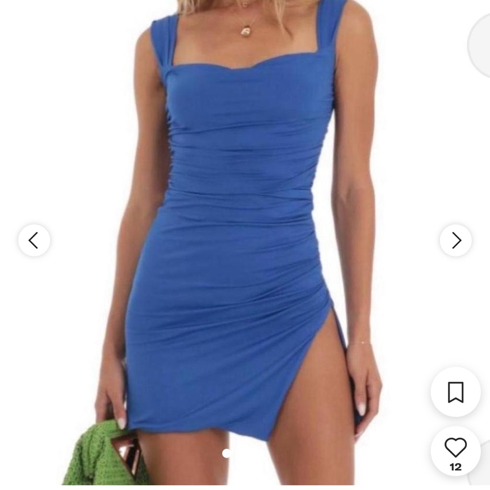 NWT Lucy in the Sky Royal Blue Mini Dress